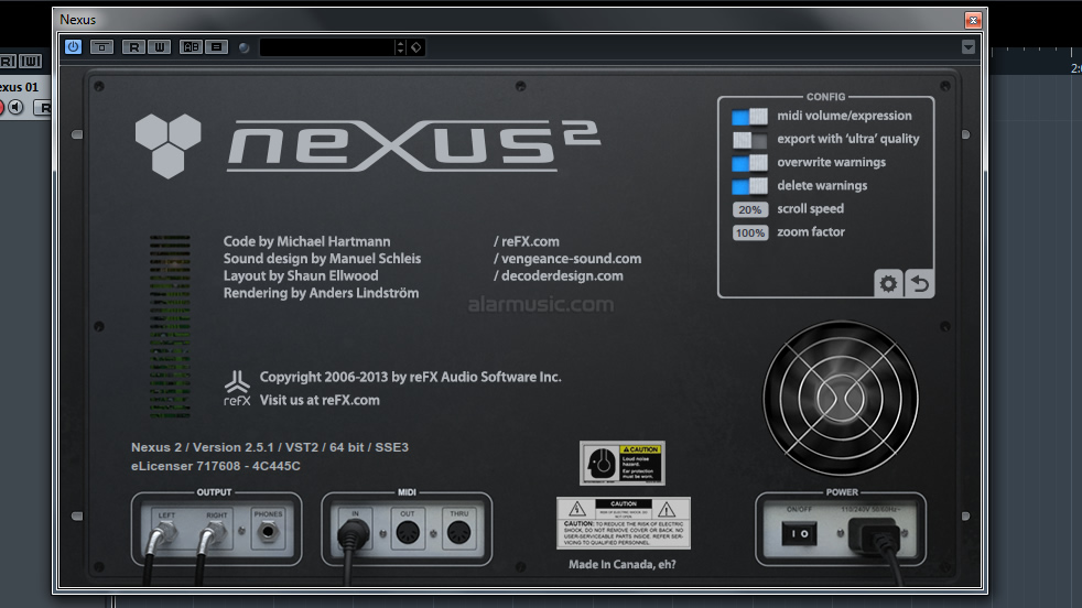 nexus 2.5.5 key